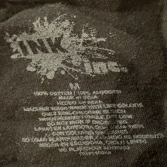 Ink I got your back t-shirt graphic humorous novelty black stick man boys size M - Picture 6 of 6